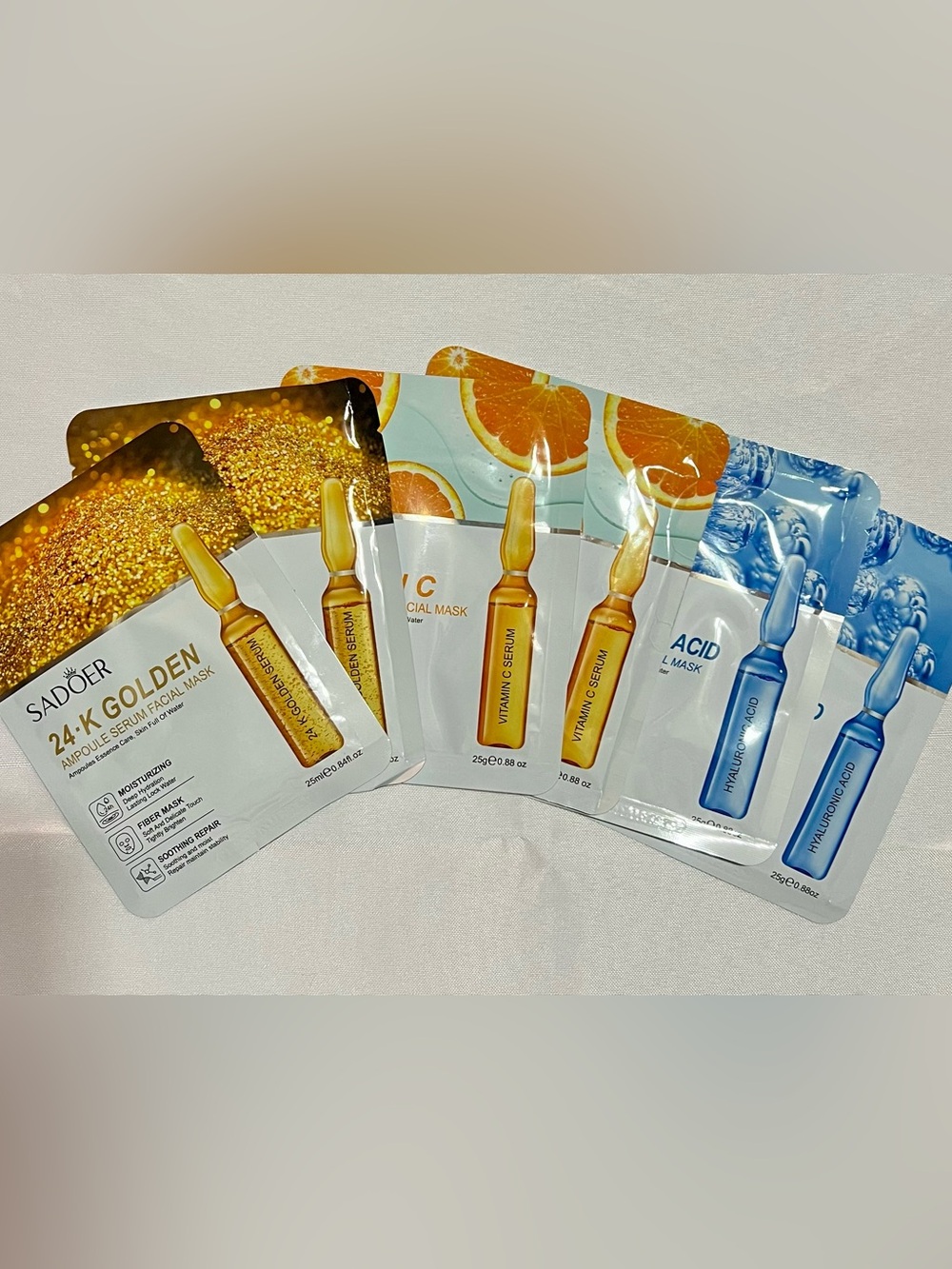 SADOER Facial Sheet Mask Bundle of 6